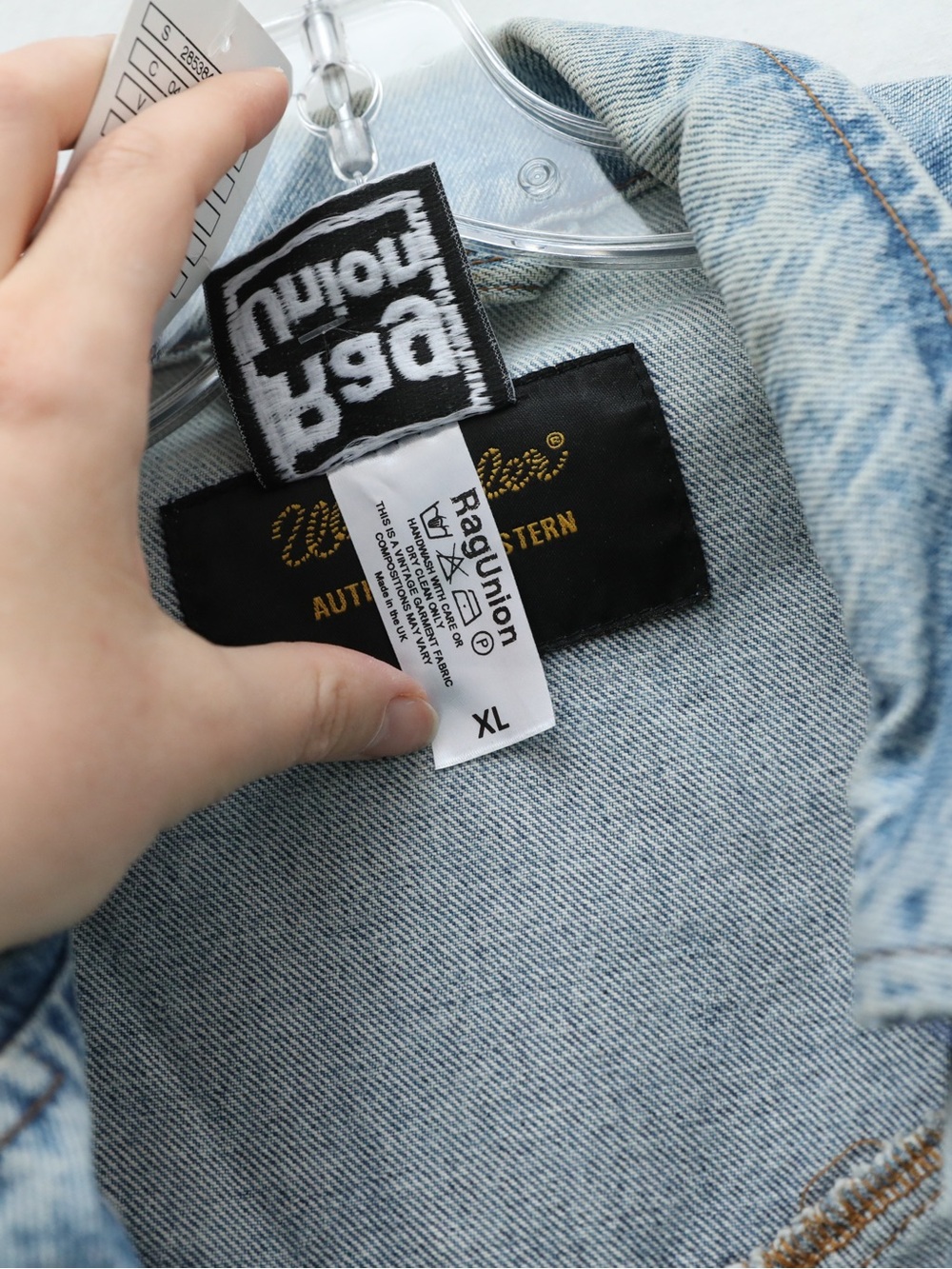 NWT Rag Union Reconstructed Wrangler - Picture 8 of 13